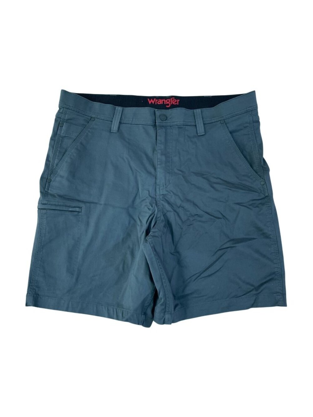 NWOT Wrangler Men's 36 Regular Fit Gray Cargo Shorts Cotton Blend